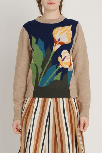 AW1213 CALA BELLA JUMPER - GOLD - Other Image